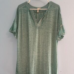 Live Well    Short Sleeve Teal Shirt 18/20